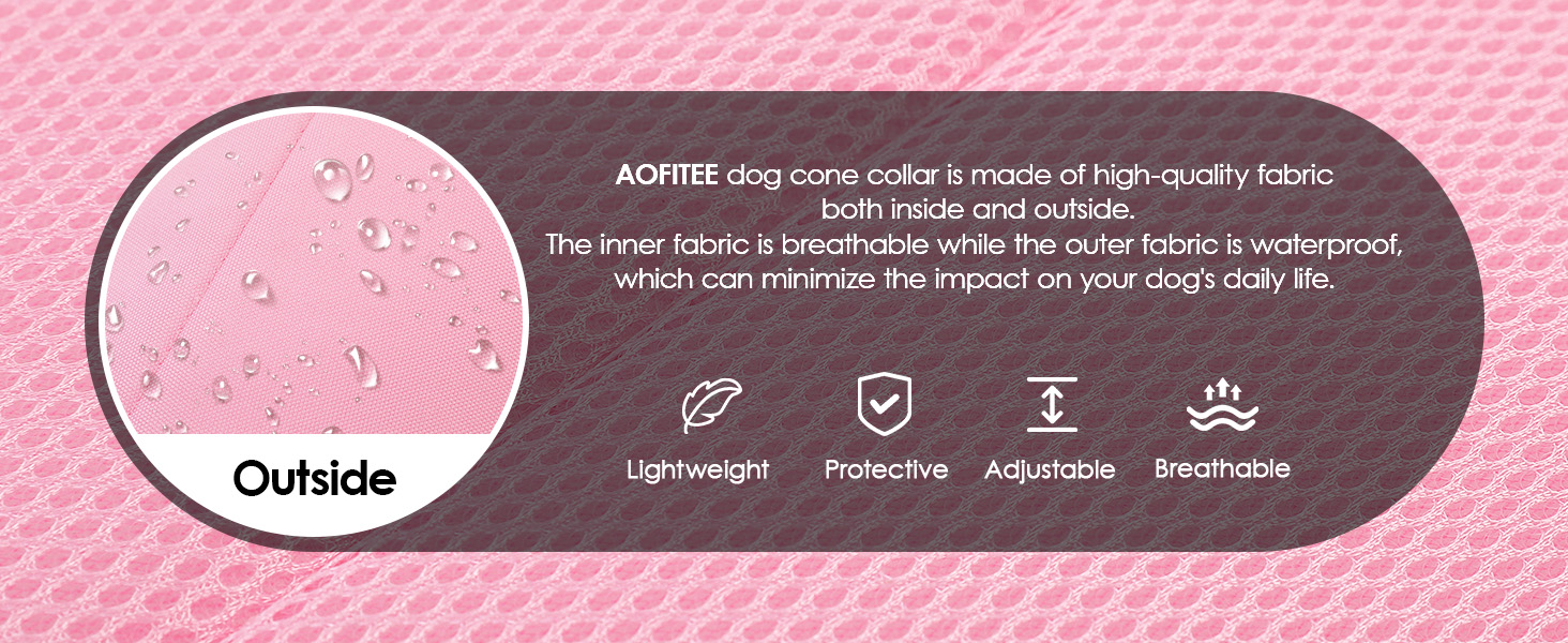 dog cone_fabric
