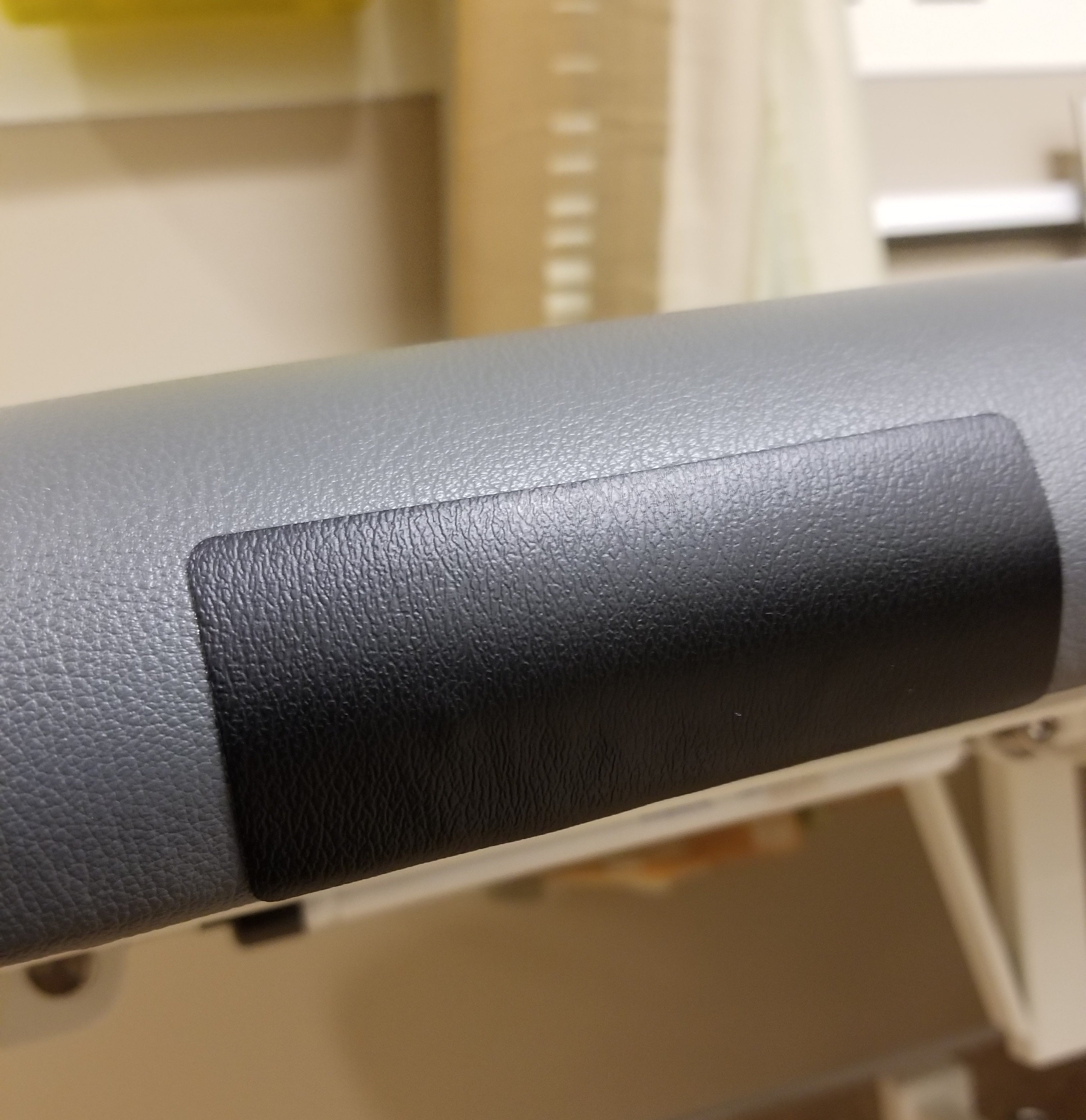 Self‑adhesive leather repair patch for sofa & seat refurbishment