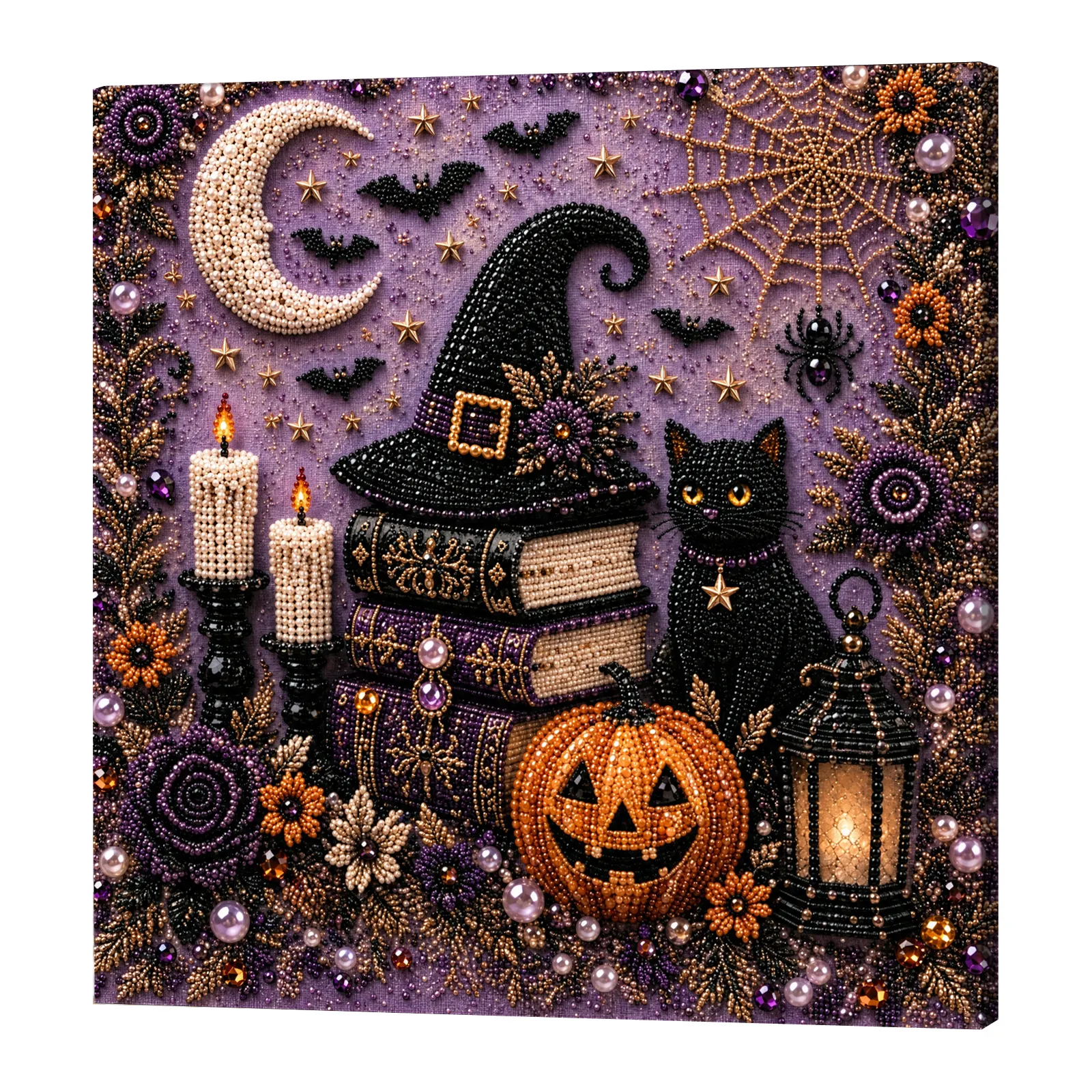 🎃Framed Witch Hat - Pearls Painting Kit