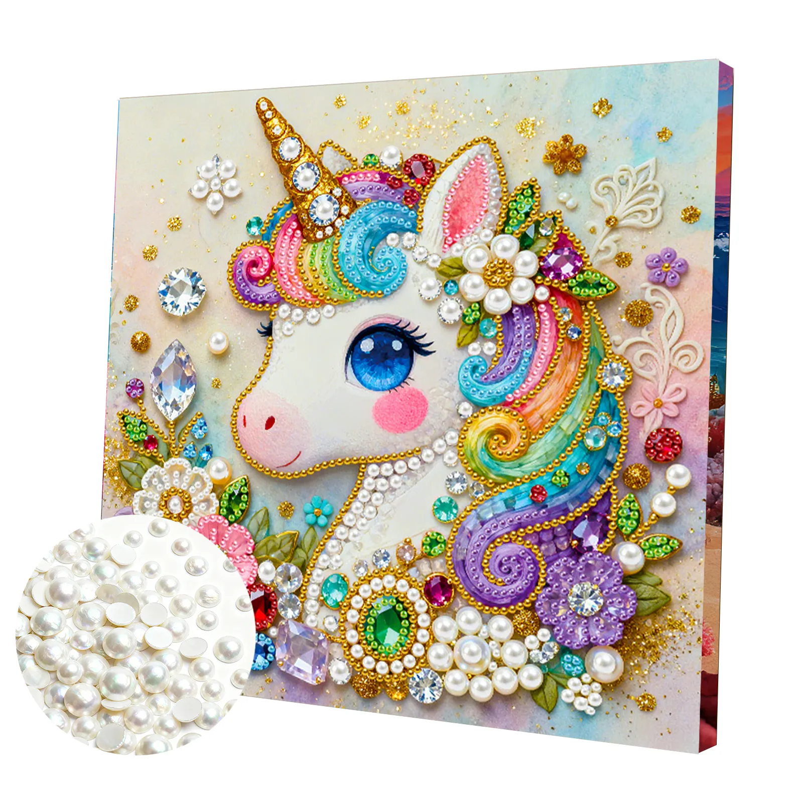 🦄Framed Unicorn - Pearls Painting Kit for Creativity DIY