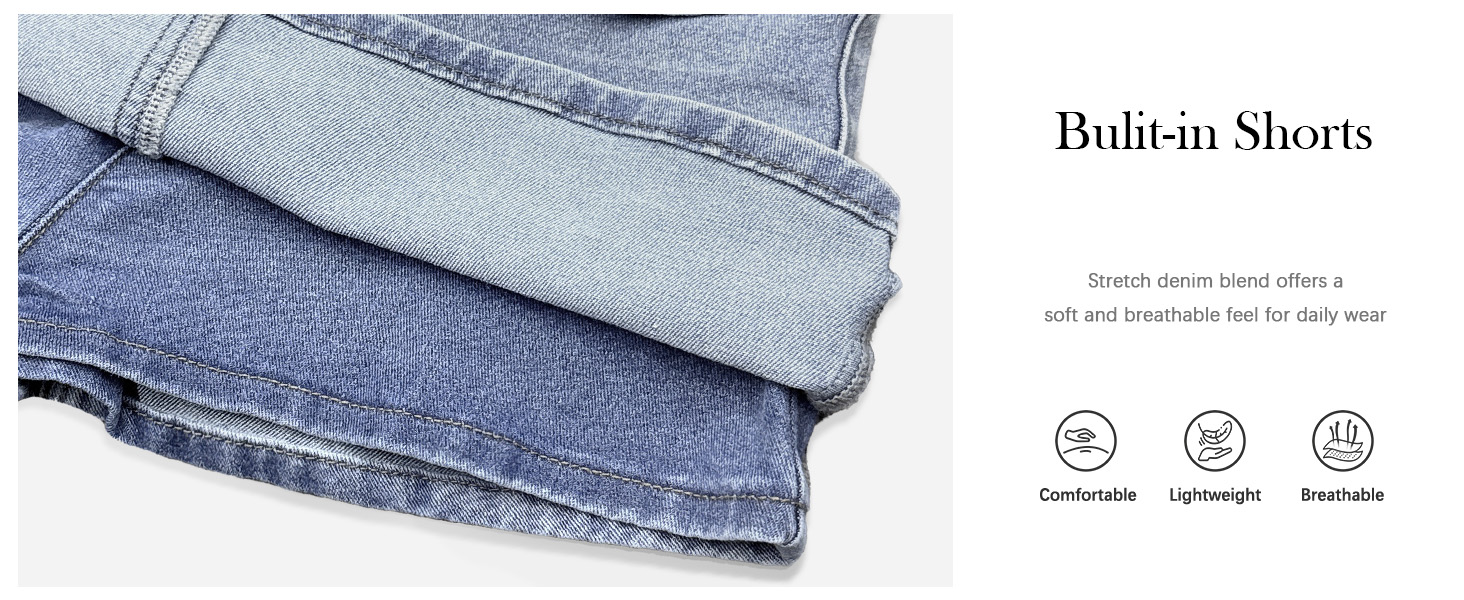 Denim Skort