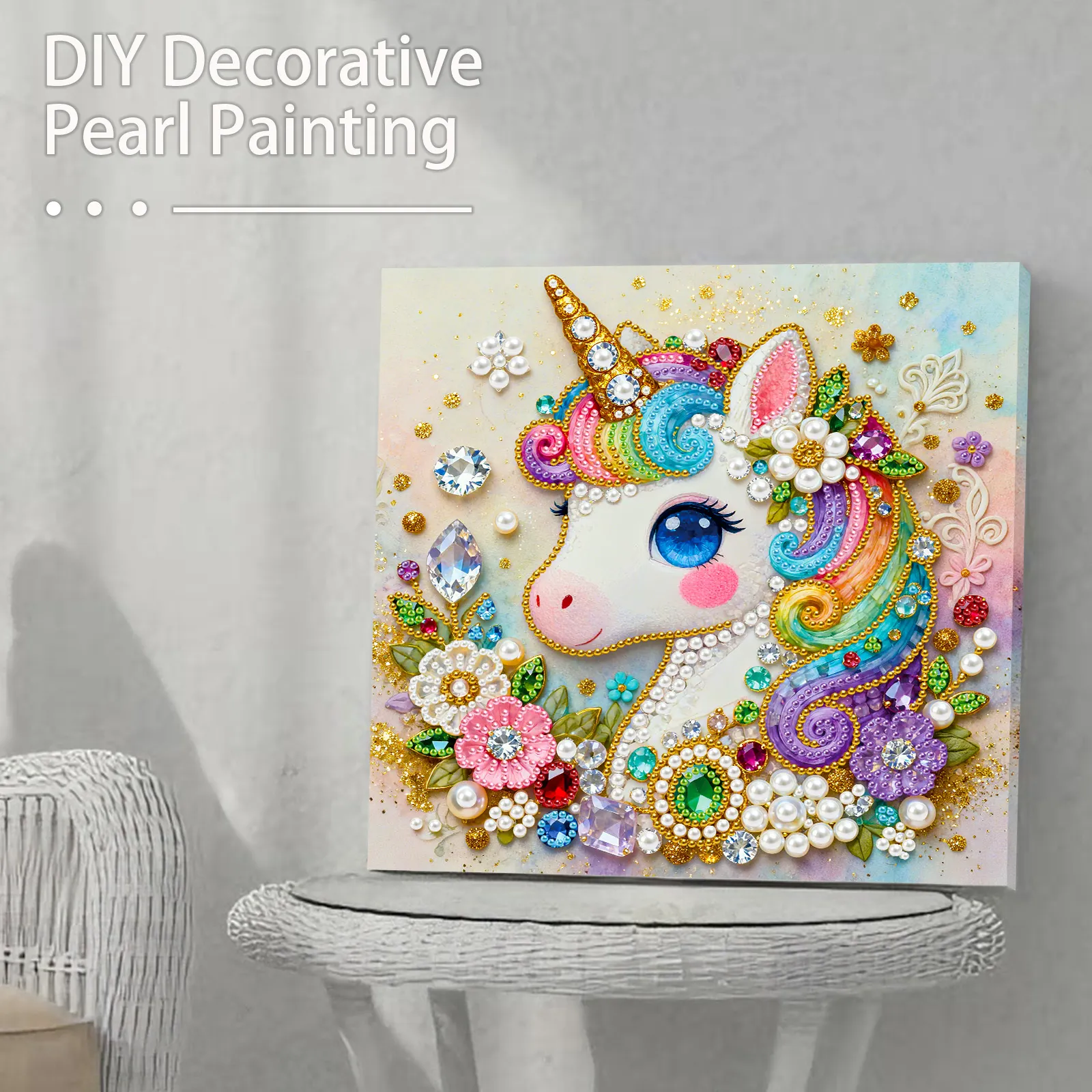 🦄Framed Unicorn - Pearls Painting Kit for Creativity DIY