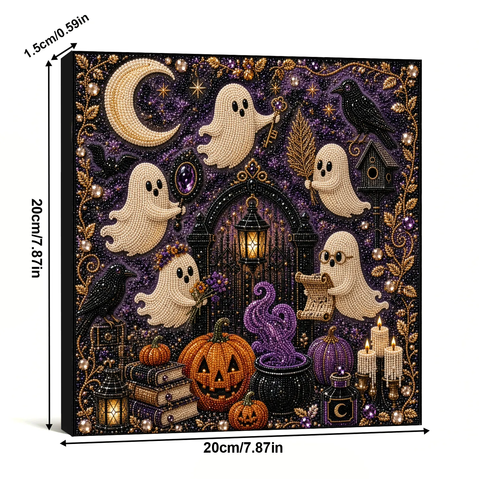 👻Framed White Ghost - Pearls Painting Kit