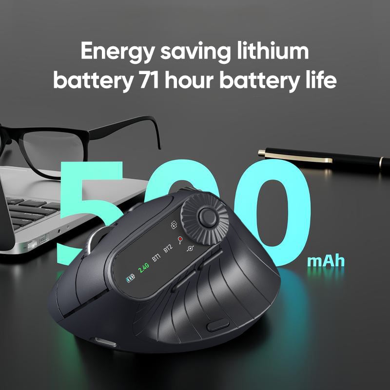 🖱️ Ergonomic 3-Mode Wireless Mouse