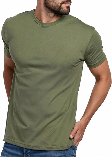 Men's fashion casual front placket short sleeved Henley shirt T-shirt cotton shirt