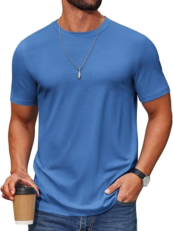 Men's Sweatshirt T-shirt Set, 5-piece Set, Classic Men's T-shirt, Cotton Round Neck T-shirt, Moisture wicking Clothing
