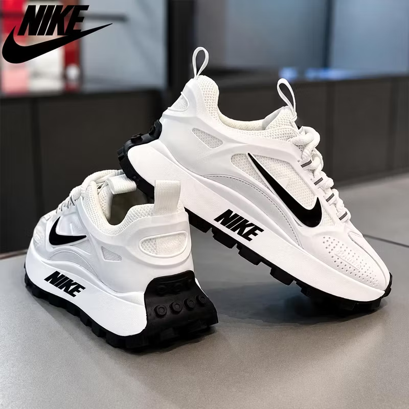 Nike univerzális trendi sportcipők vastag, ütéscsillapító talppal és csúszásgátló mintázatú külső talppal
