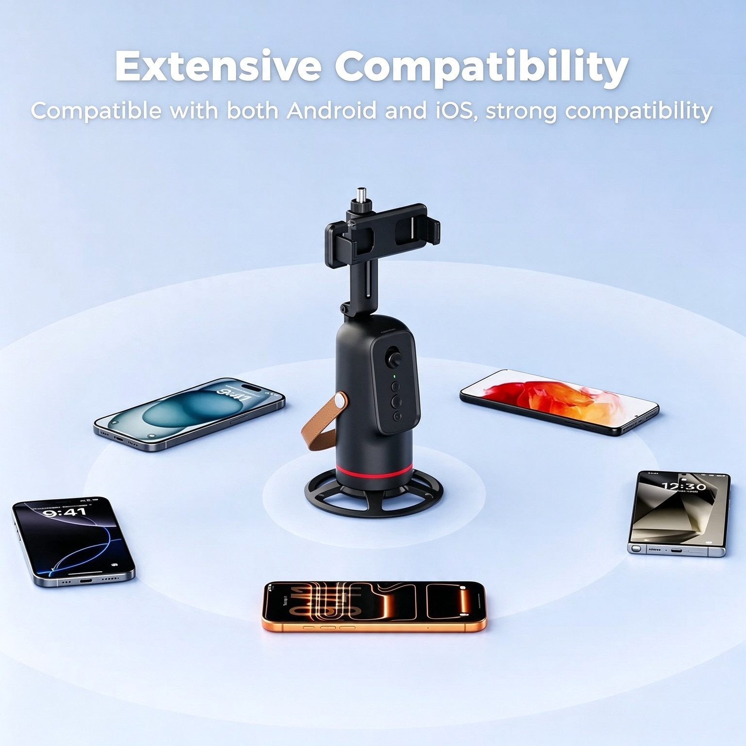 Auto Face Tracking Tripod with Gesture Control