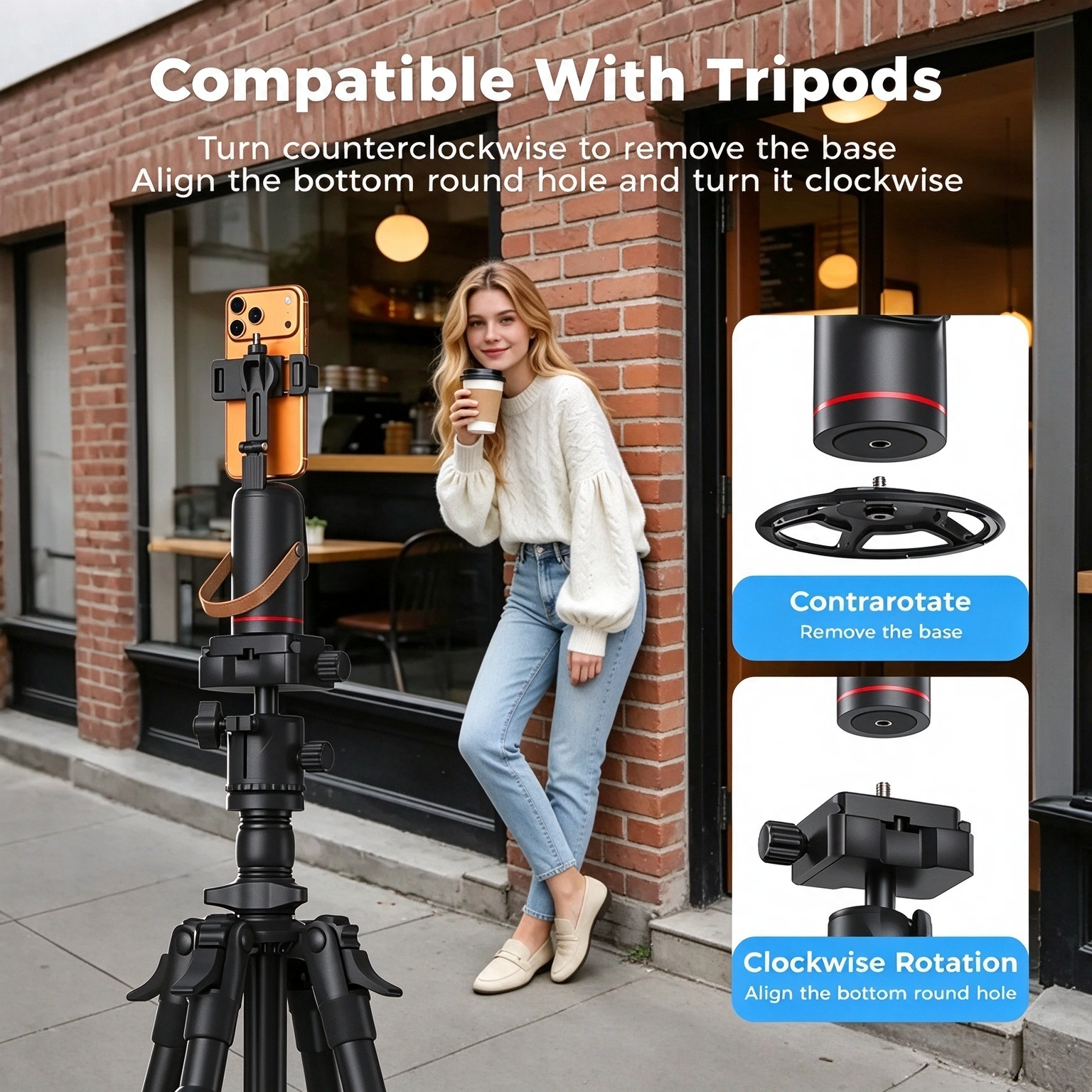 Auto Face Tracking Tripod with Gesture Control