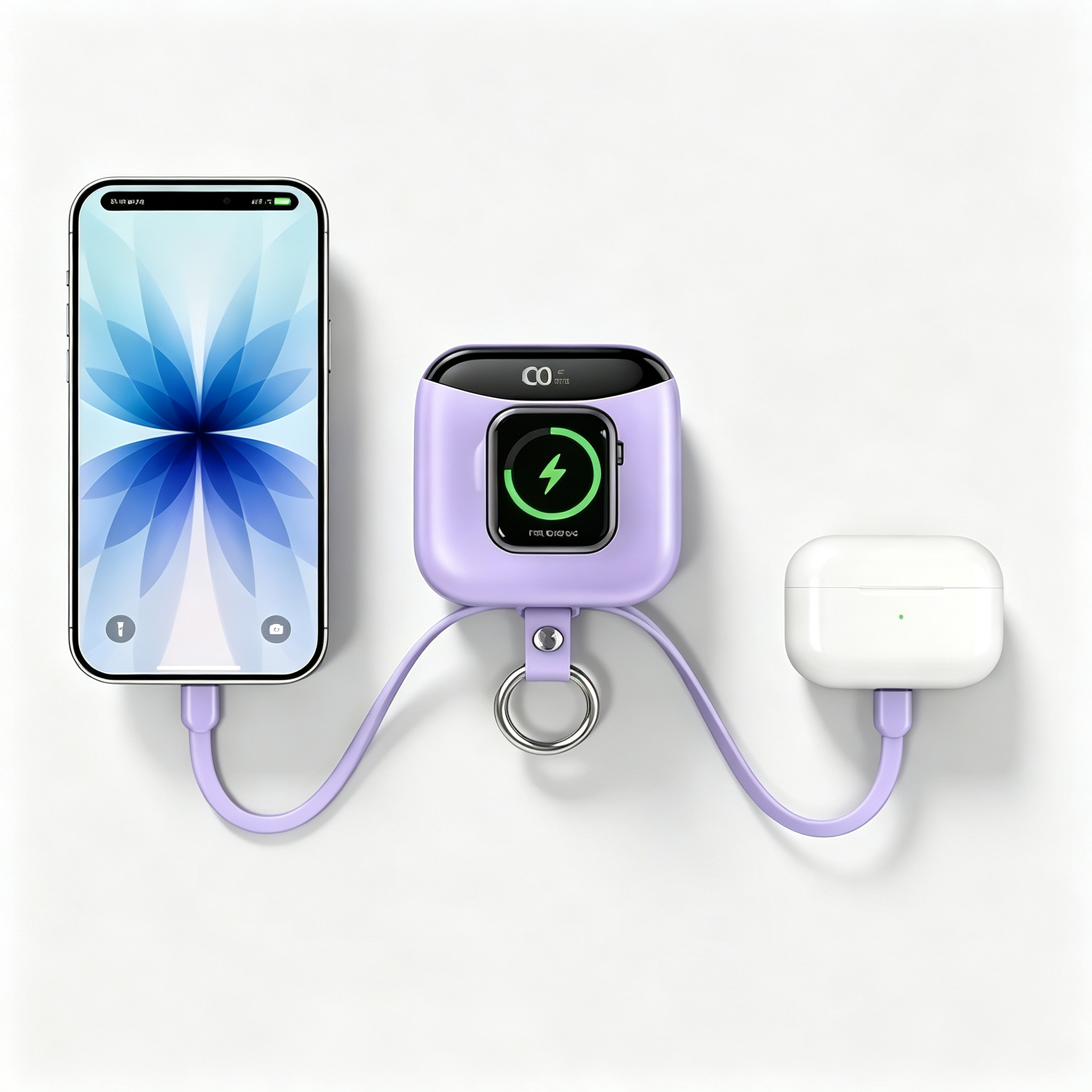 Power bank charging detail