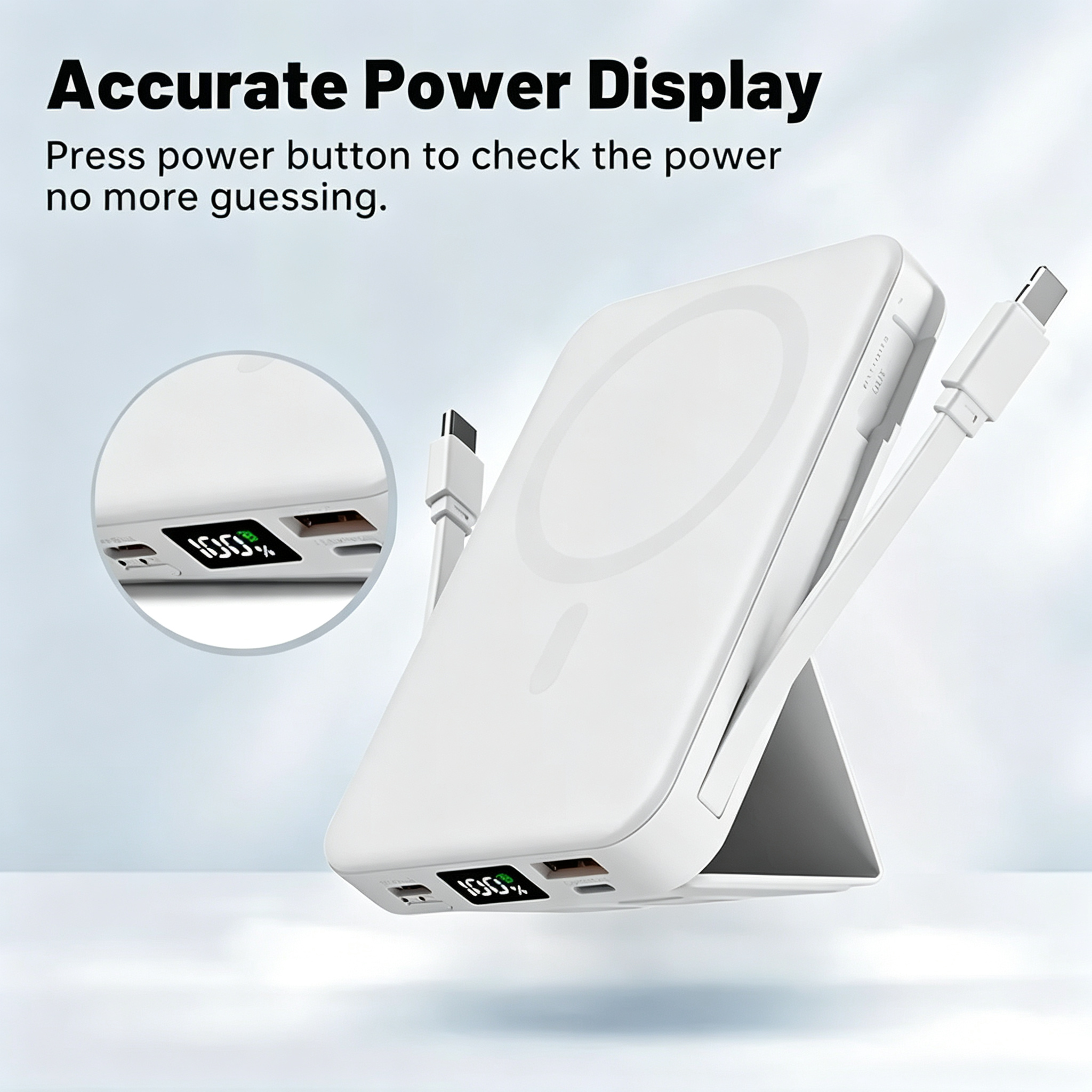 Magnetic Portable 10000mAh Wireless Fast Charger PD 22.5W