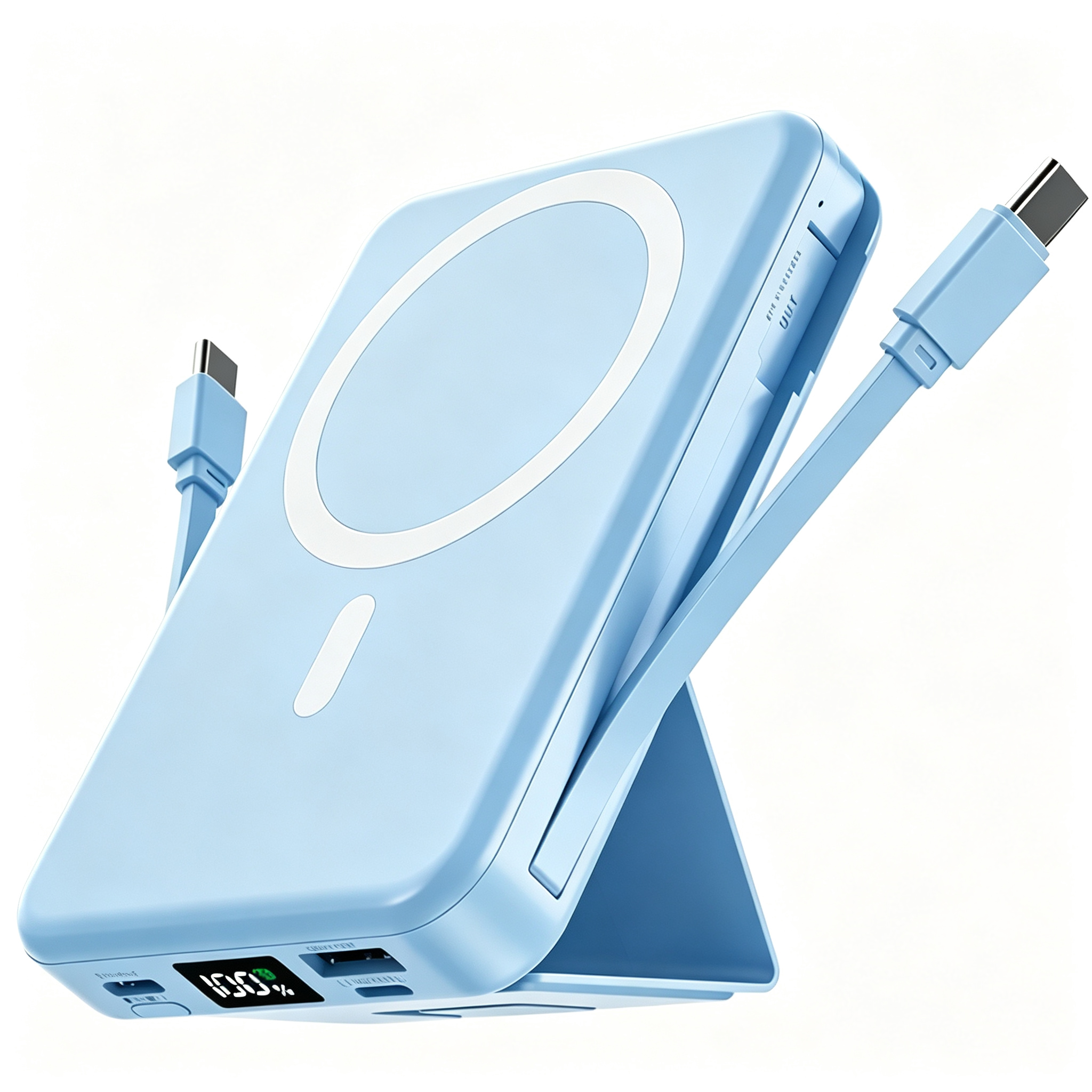 Magnetic Portable 10000mAh Wireless Fast Charger PD 22.5W