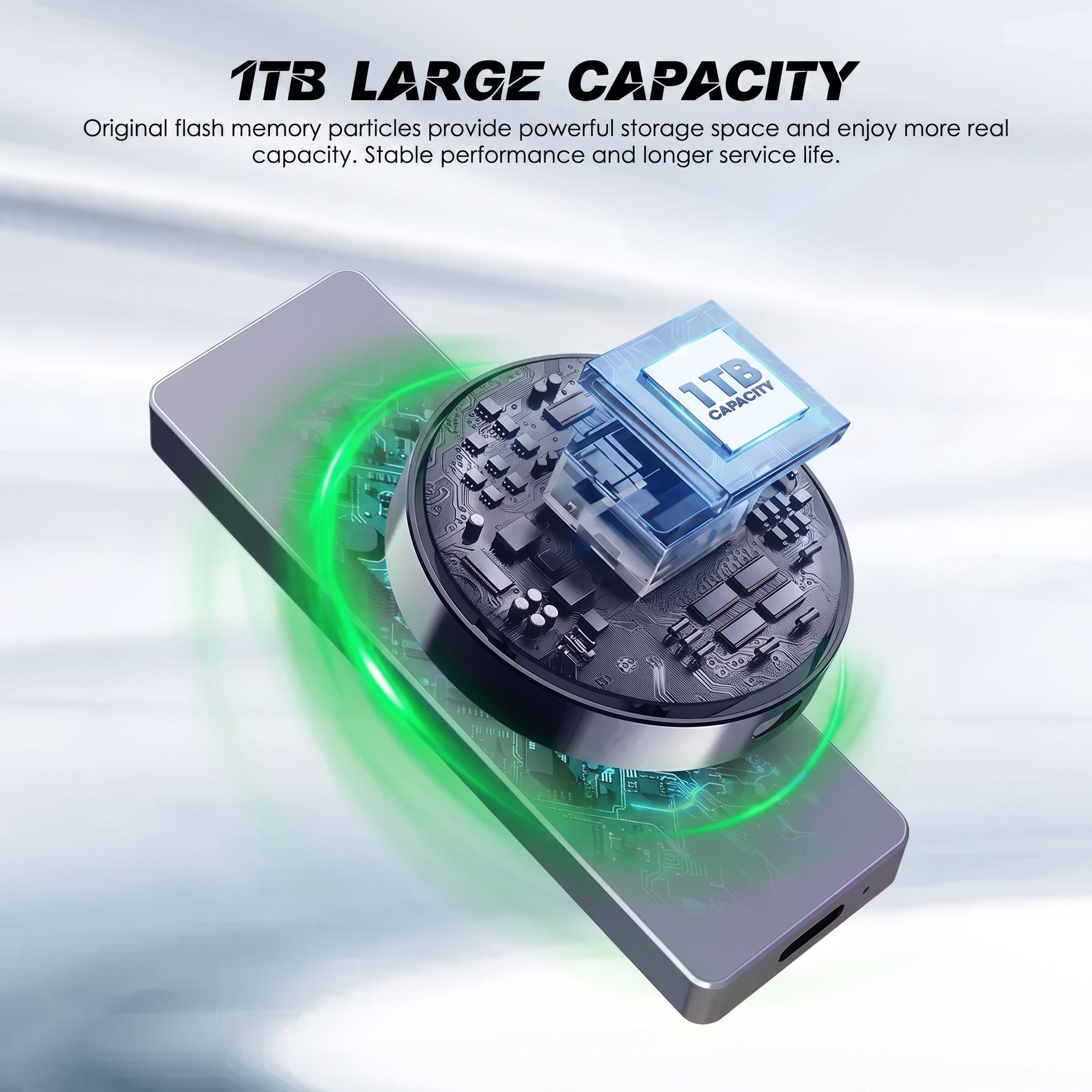 1TB USB Flash Drive - High-Speed Storage for iPhone & Android