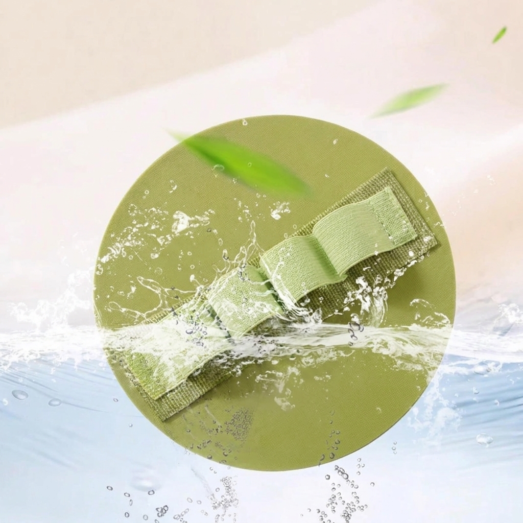 Silicone Non-Slip Exfoliating Bath Gloves, Painless Deep Skin Scrub Mitt for Spa & Hot Spring