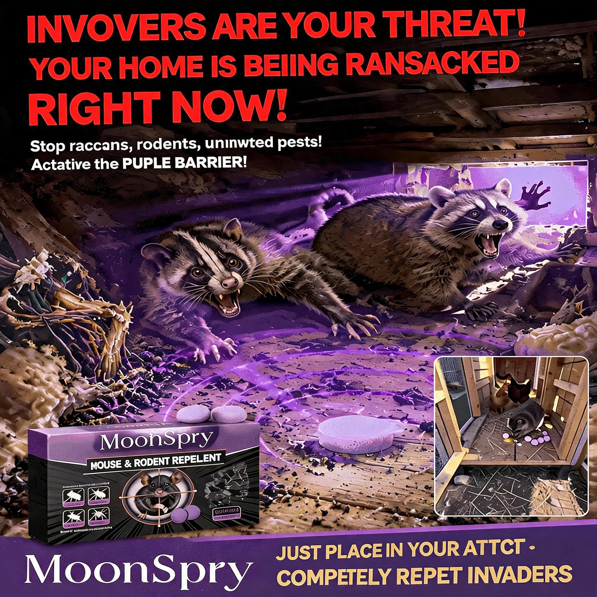✨ Cripple Rodents’ Olfactory Nerves In Seconds! Create an Impenetrable 100-Meter Protective Barrier. Long-Lasting Rodent Repellent Technology!