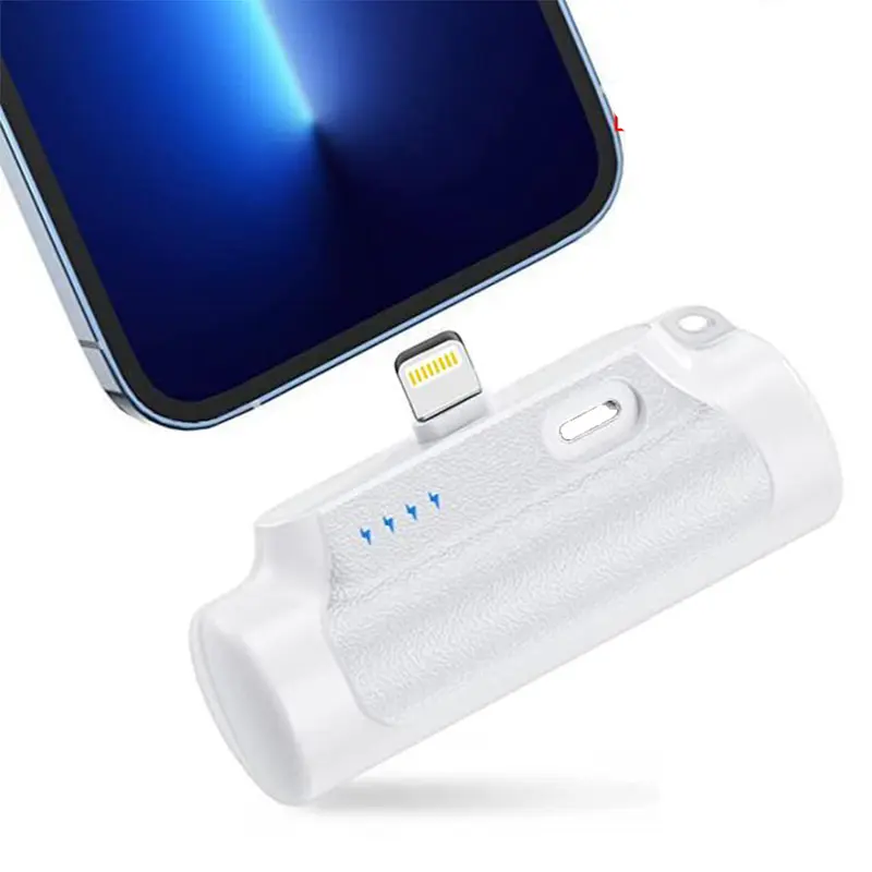 6500mAh Mini Portable Charger Power Bank Black