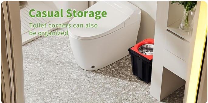 Mop And Bucket Set with 360&deg; Rotatable Mop 3 Microfiber Heads 61/48-Inch Adjustable Handle Efficient Cleaning Supplies