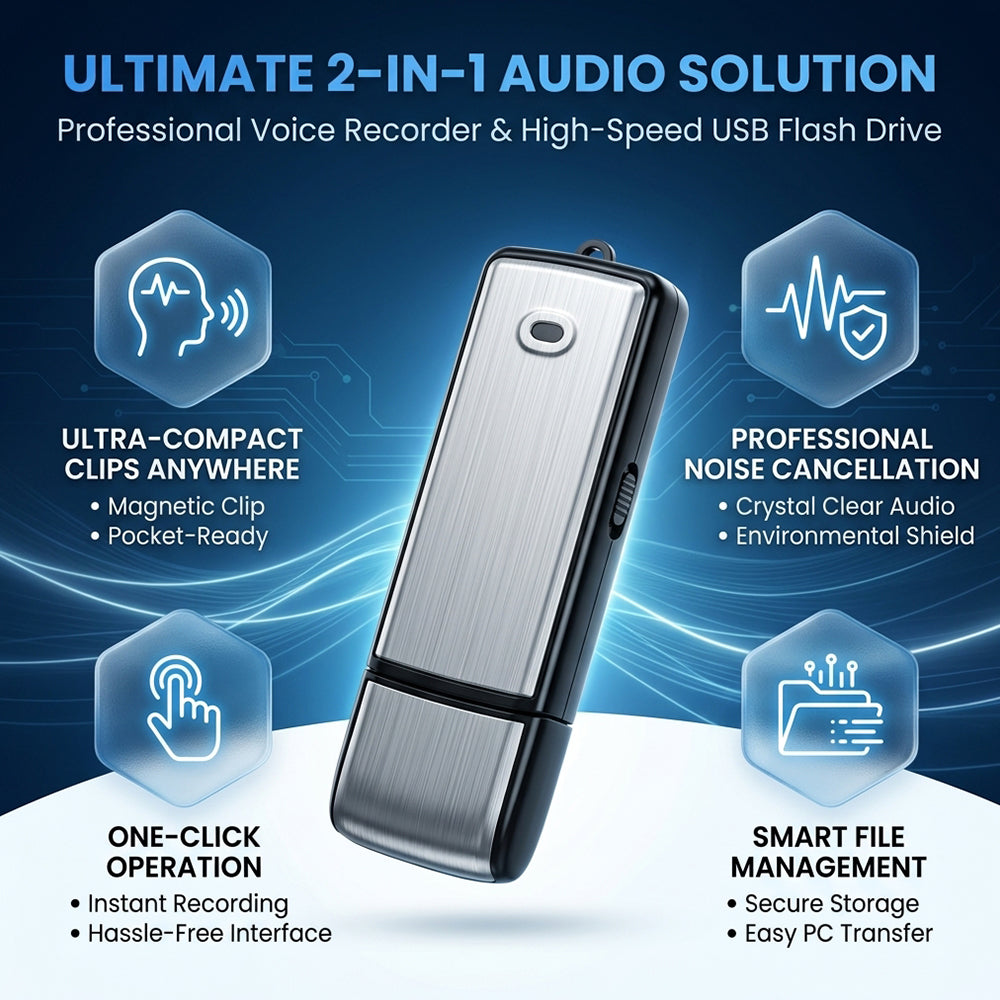 Portable Voice Recorder USB Flash Drive