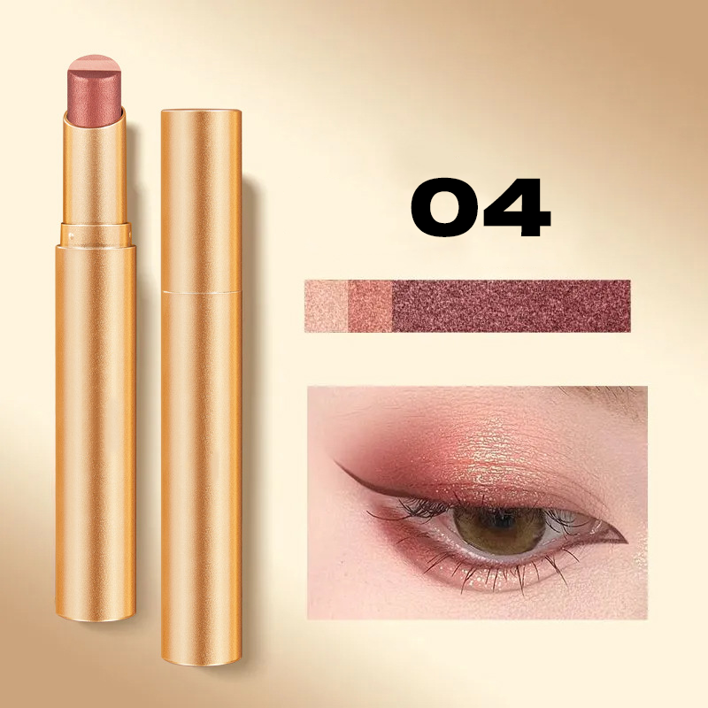 ✨3 Color Gradient Eyeshadow Stick | One Swipe Instant Gradient Eye Makeup, Brush-Free Design