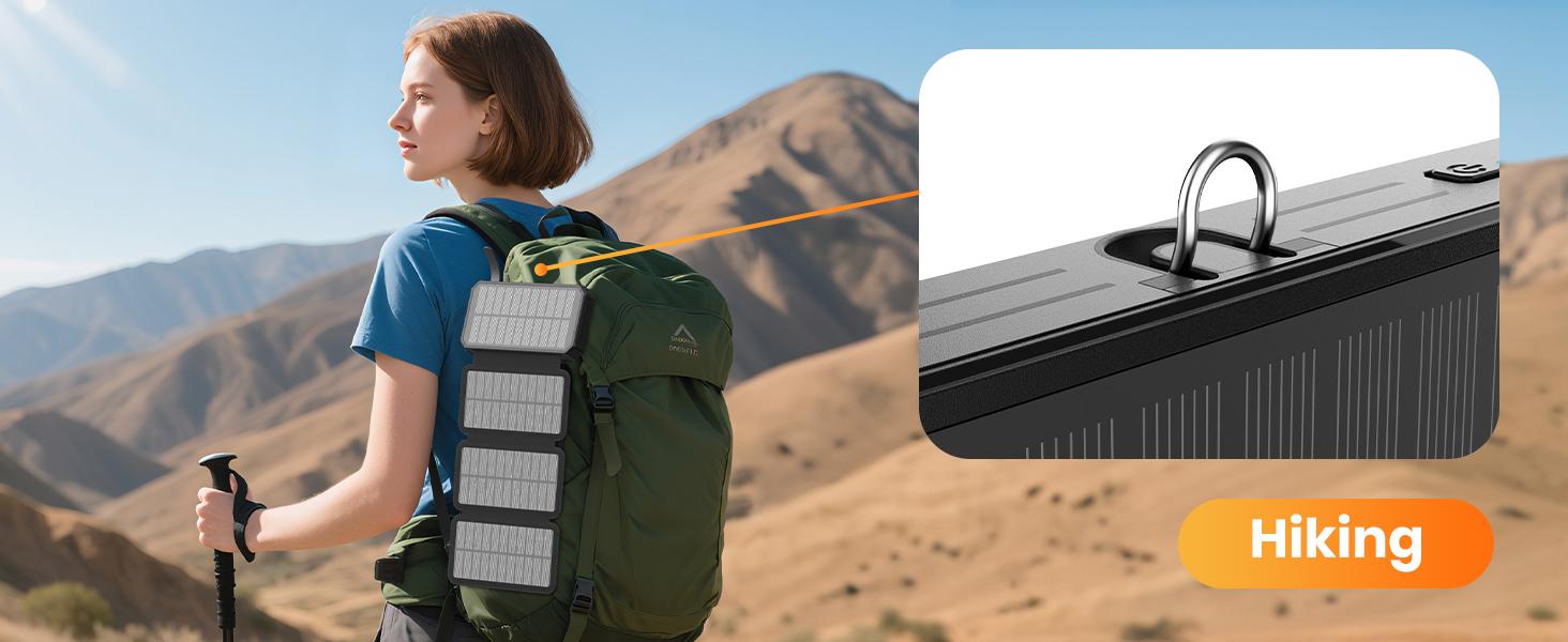 SOARAISE 48000mAh Solar Charger Power Bank, Wireless Portable Charger with 4 Built-in Cables & 7 Outputs,15W Fast Charging Portable Power Bank with USB C, Battery Pack with Flashlight for All Mobile Devices,back to school,back to school haul