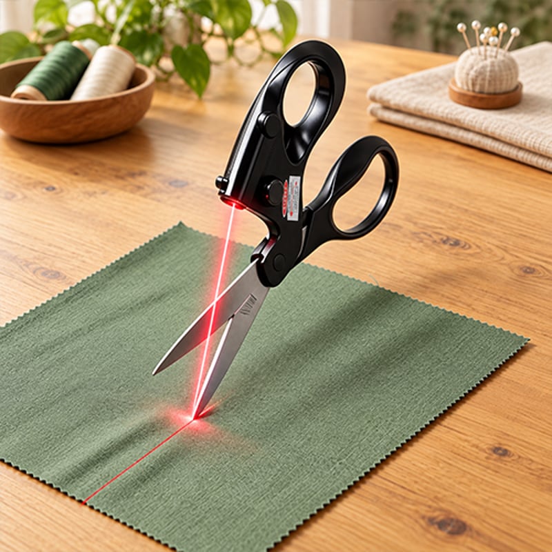 Infrared Laser Guided Scissors