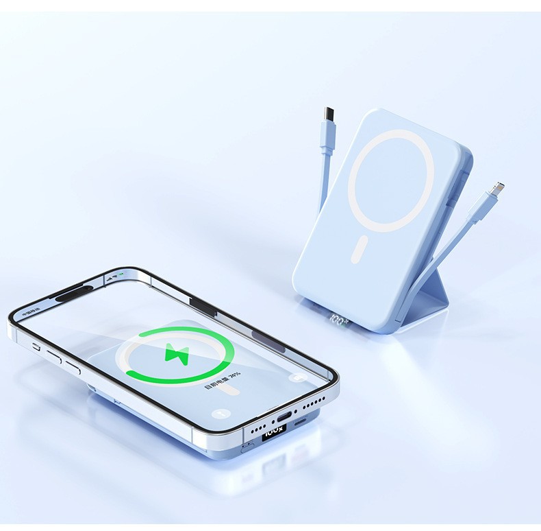 Magnetic Portable 10000mAh Wireless Fast Charger PD 22.5W