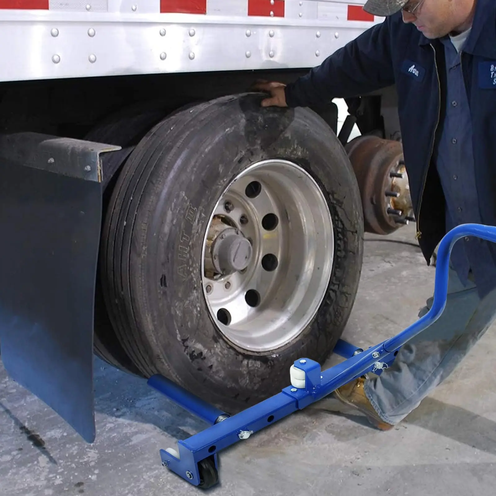 Adjustable Tire Moving Cart - 500 lbs Capacity