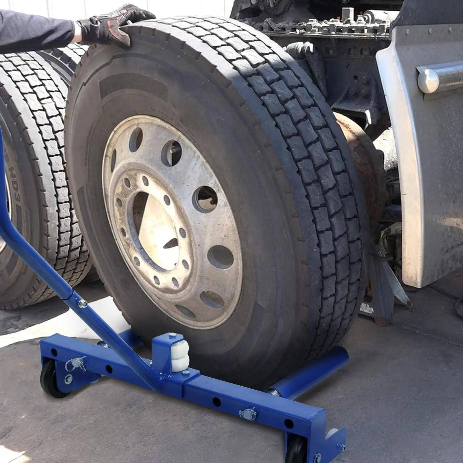 Adjustable Tire Moving Cart - 500 lbs Capacity