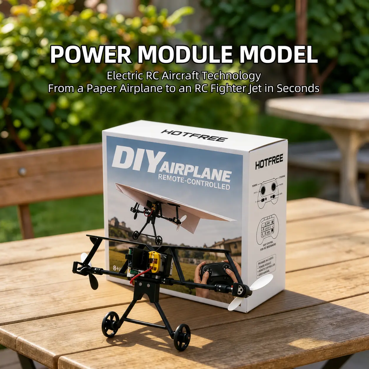 Hotfree RC Paper Airplane Kit
