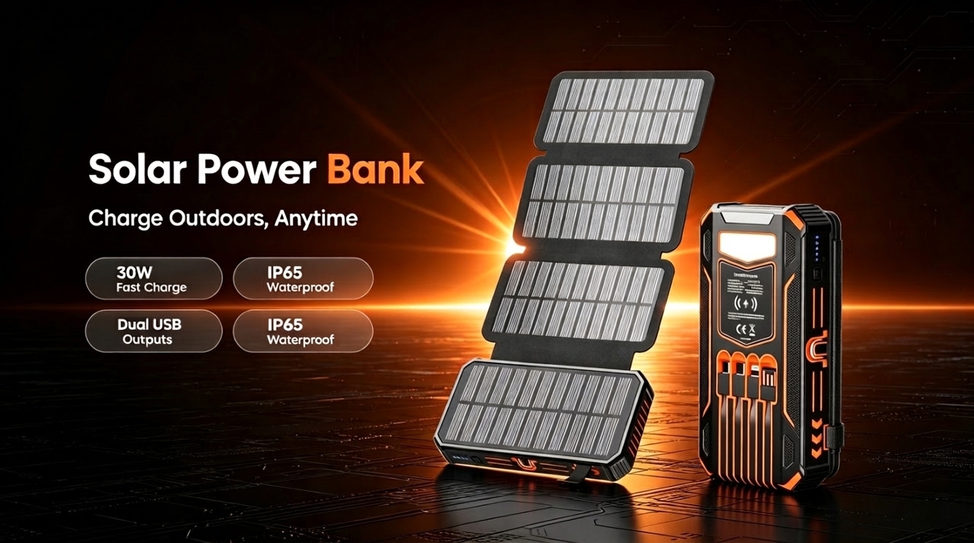 48000mAh Solar Power Bank