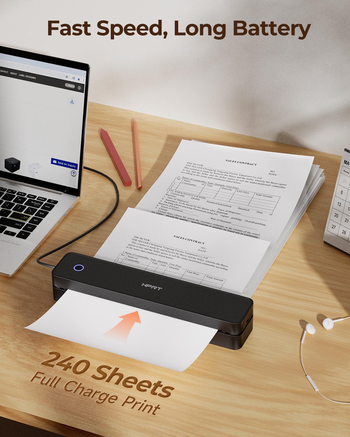 Inkless Portable Printer, Wireless Bluetooth Thermal Printer for Travel & Office, Compatible with iOS, Android & Laptop, Supports 8.5"x11" US Letter & A4 Paper, Compact Thermal Printing#SummerSale Inkless Portable Printer, Wireless Bluetooth Thermal Printer for Travel & Office, Compatible with iOS, Android & Laptop, Supports 8.5"x11" US Letter & A4 Paper, Compact Thermal Printing#SummerSale