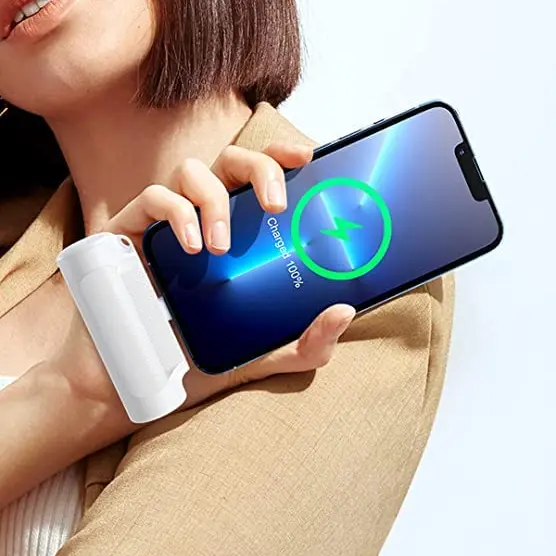 6500mAh Mini Portable Charger Power Bank Black