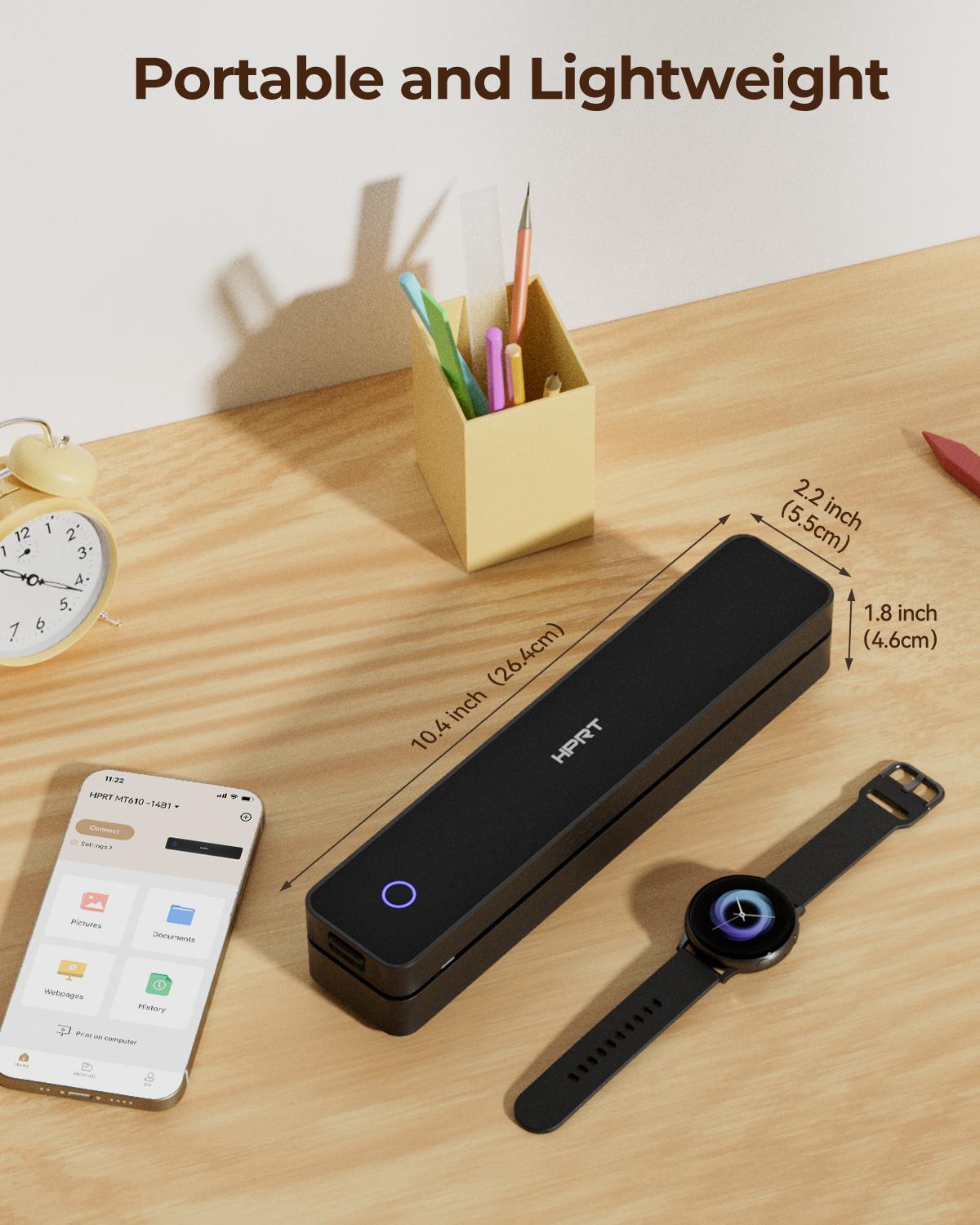 Inkless Portable Printer, Wireless Bluetooth Thermal Printer for Travel & Office, Compatible with iOS, Android & Laptop, Supports 8.5"x11" US Letter & A4 Paper, Compact Thermal Printing#SummerSale Inkless Portable Printer, Wireless Bluetooth Thermal Printer for Travel & Office, Compatible with iOS, Android & Laptop, Supports 8.5"x11" US Letter & A4 Paper, Compact Thermal Printing#SummerSale