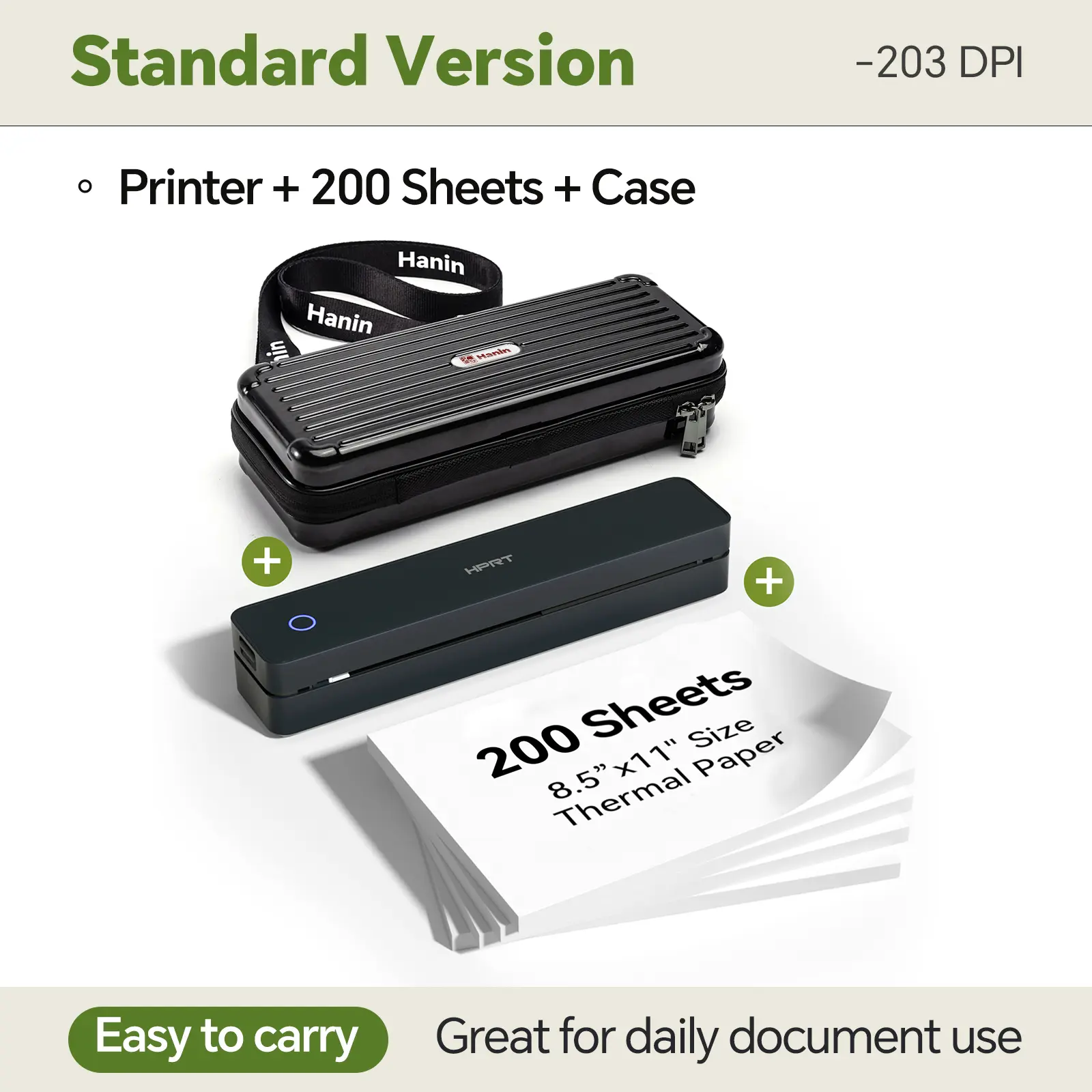 Inkless Portable Bluetooth Thermal Printer for Travel