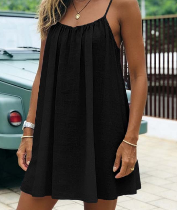 💃Letzter Tag im Angebot: 50% Rabatt!!✨ Sexy einfarbiges Damen-Loungewear-Kleid💕(Neue kurze Röcke sind da!)