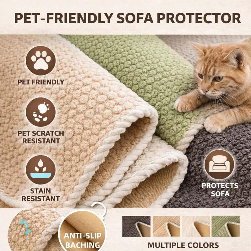 🛋️ 50% RABATT! 🧼 Dicke rutschfeste waschbare Sofaabdeckung – Strapazierfähig, pflegeleicht & perfekt für Haushalte mit Haustieren und Kindern 🐾
