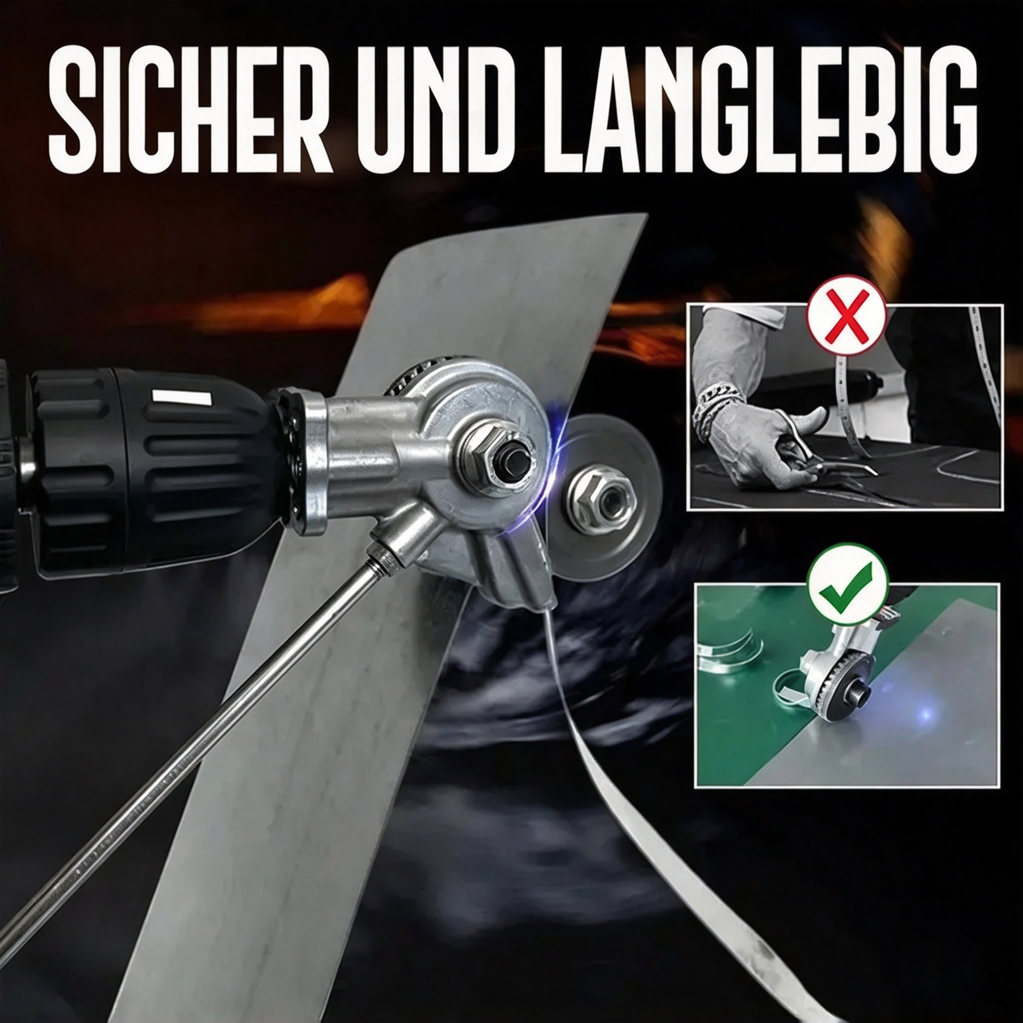 ⚡ 50% RABATT NU!🔧 Elektrisk Borrskärare – Säker, Effektiv & Bärbar – DIY Essential 🛡️