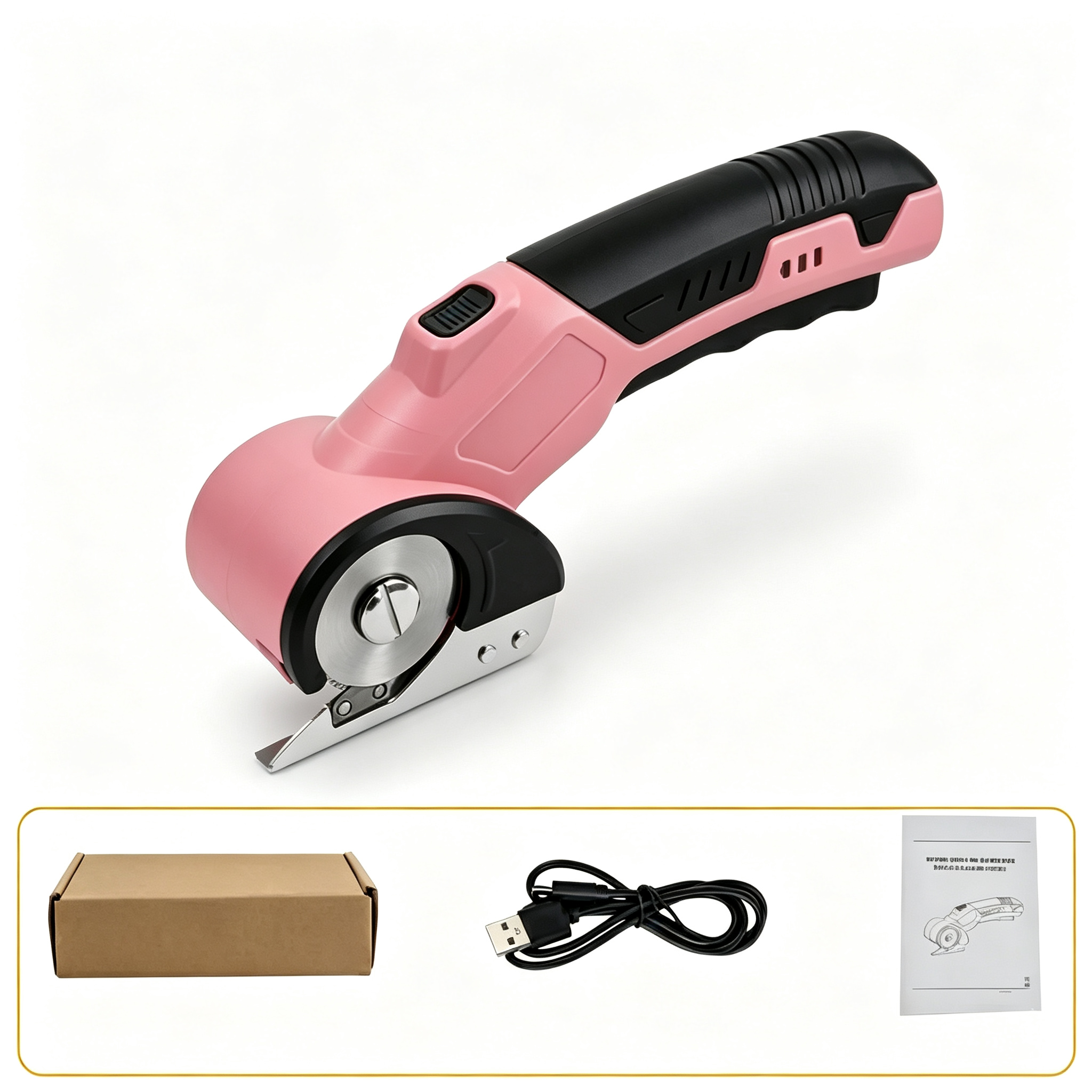 Cordless Electric Scissors 3.7V – Rechargeable Heavy Duty Cutter with Safety Lock