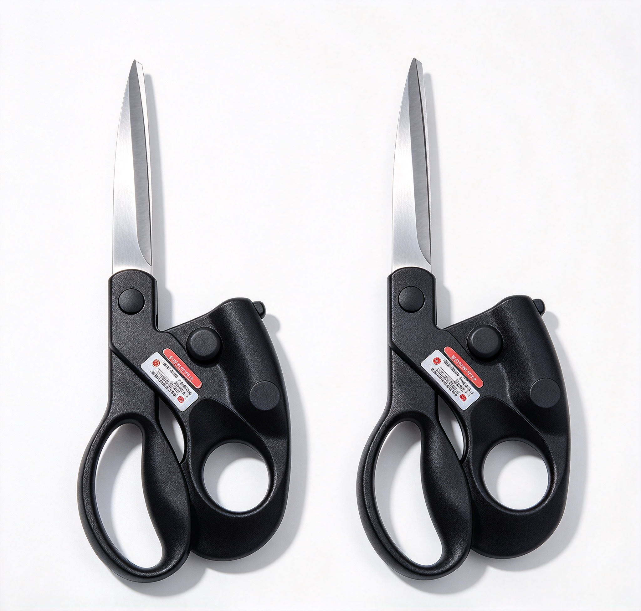 Heavy-Duty Laser-Guided Scissors – Ergonomic Stainless Steel for Fabric, Paper & Crafts