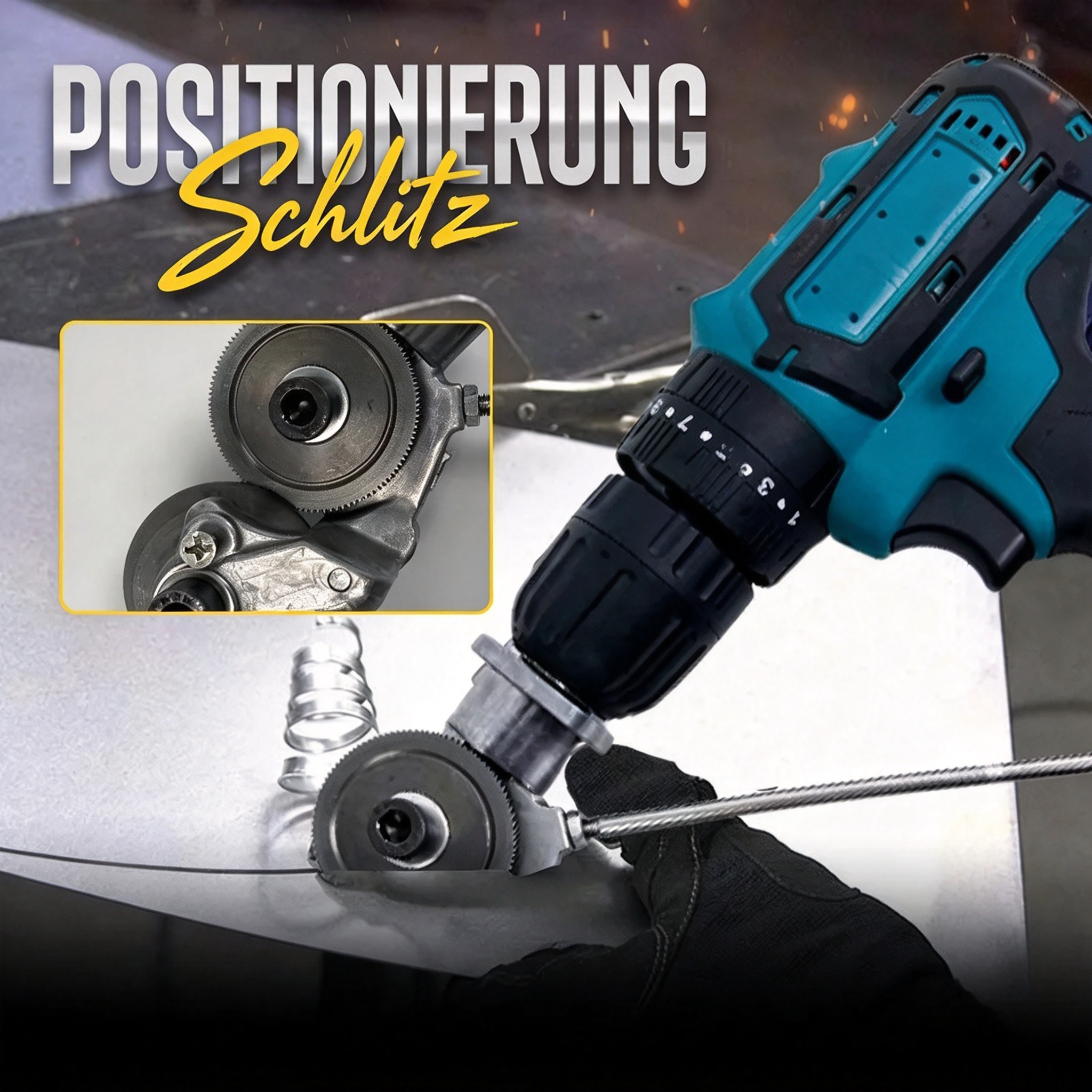 ⚡ 50% RABATT NU!🔧 Elektrisk Borrskärare – Säker, Effektiv & Bärbar – DIY Essential 🛡️