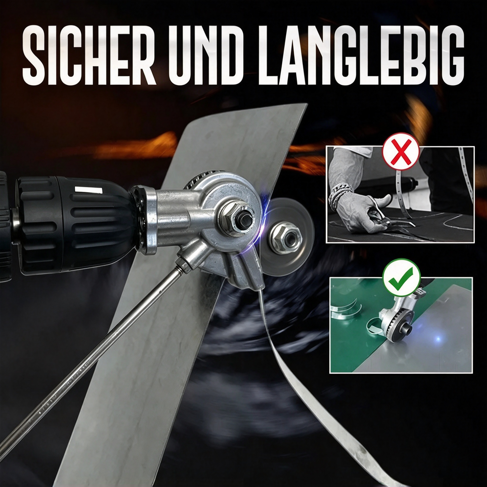 ⚡ 50% RABATT NU!🔧 Elektrisk Borrskärare – Säker, Effektiv & Bärbar – DIY Essential 🛡️