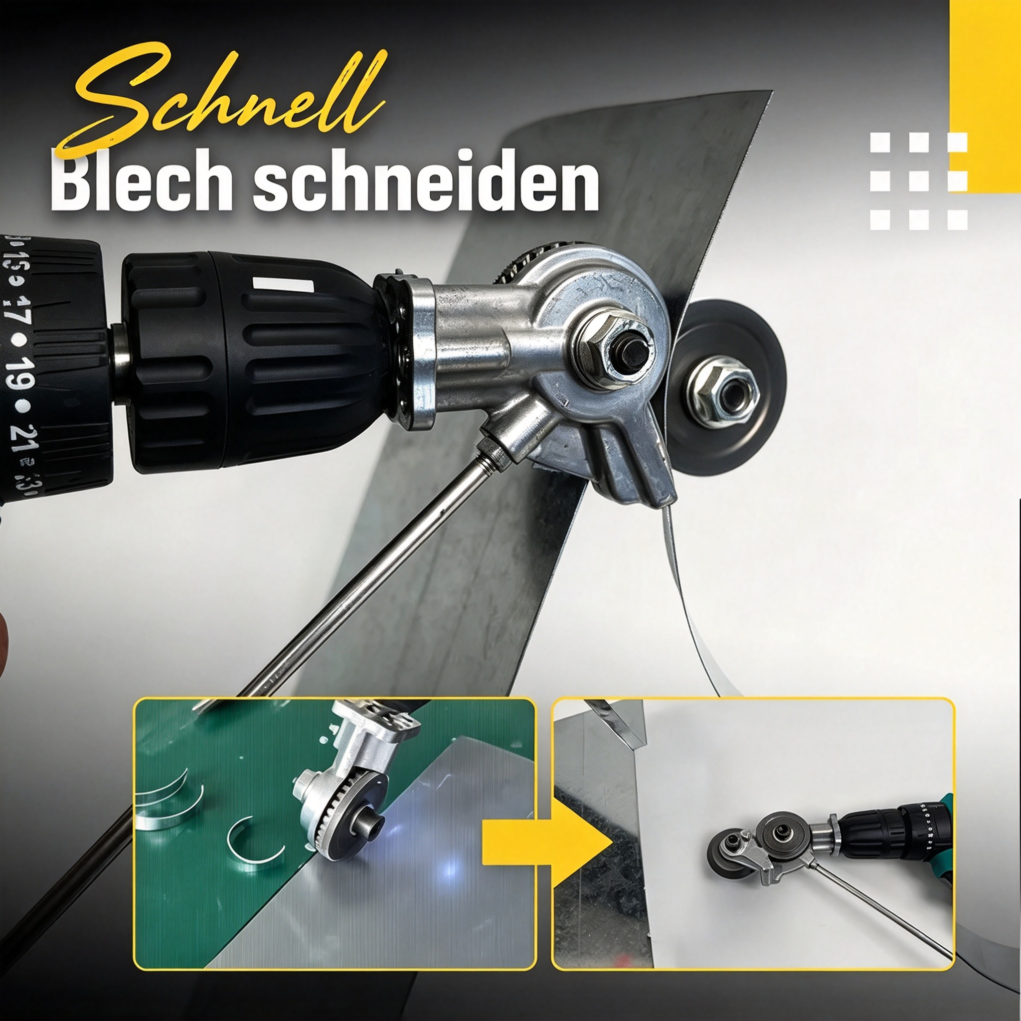 ⚡ 50% RABATT NU!🔧 Elektrisk Borrskärare – Säker, Effektiv & Bärbar – DIY Essential 🛡️