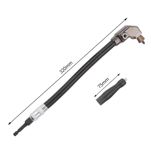 DEWALT Right Angle Attachment, Flex Shaft, Drill Attachment, 12-Inch (DWARAFS)