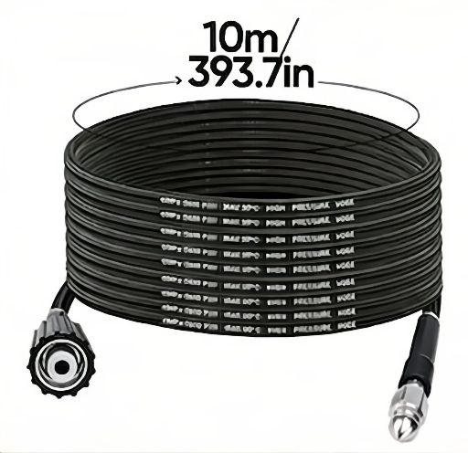 🚿 High-pressure drain cleaning hose kit – Rotating nozzle and reinforced hose for unclogging pipes 🛠️✨ – Free shipping🚚