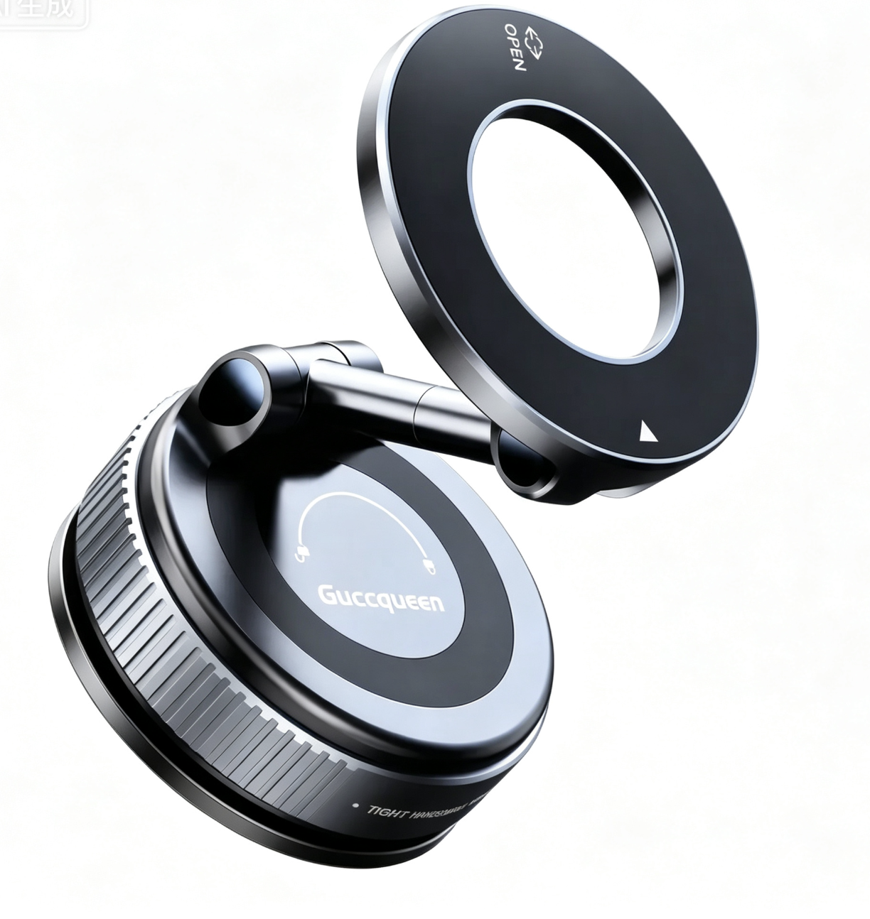 Guccqueen 2.0 Foldable Magnetic Car Phone Holder - MagSafe Compatible