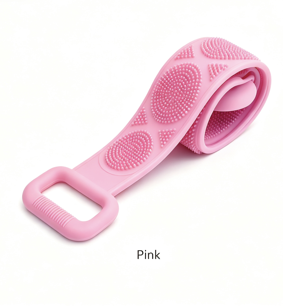 Silicone Bath Brush Double-Sided Exfoliating Back Scrubber