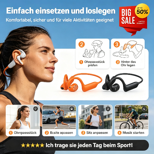 🍀Bone Conduction Headphones
