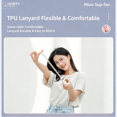 ✨ Clip On Pocket Portable Fan ｜Strong Wind Output Mini Wearable Cooler for Travel & Outdoor Use 🌬️