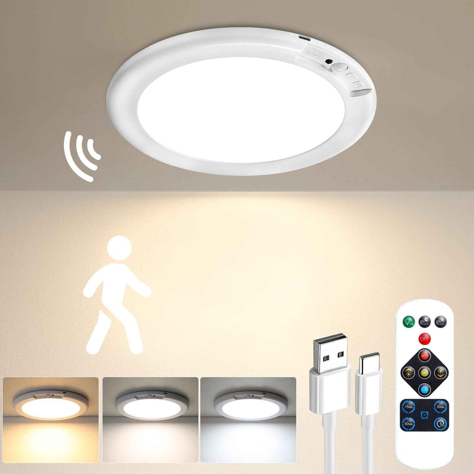 Rechargeable Ceiling Light With Remote