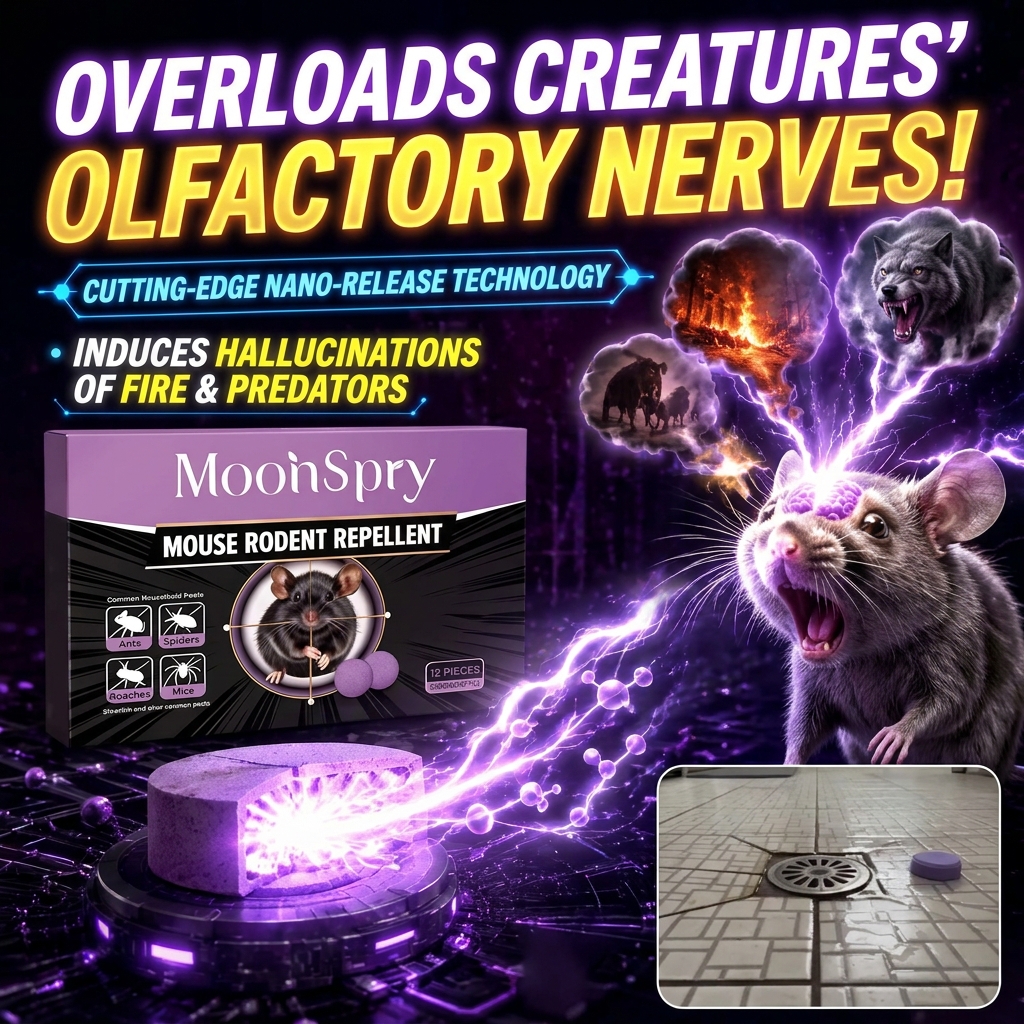 ✨ Cripple Rodents’ Olfactory Nerves In Seconds! Create an Impenetrable 100-Meter Protective Barrier. Long-Lasting Rodent Repellent Technology!